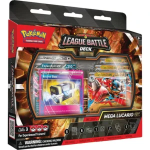 INGLES MEGA LUCARIO EX League battle deck